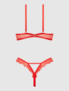 Nadia Lace & Mesh Cutout Teddy from Love It Curvy