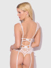 Portia Swiss Dot Bustier & Thong Set from Love It Curvy