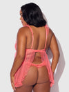 Portia Swiss Dot Babydoll & G-String Set from Love It Curvy