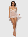 Portia Swiss Dot Babydoll & G-String Set from Love It Curvy