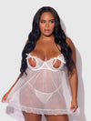 Portia Swiss Dot Babydoll & G-String Set from Love It Curvy