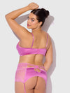 Natasha Micro & Lace Bra, Garter Skirt & G-String Set from Love It Curvy
