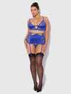 Natasha Micro & Lace Bra, Garter Skirt & G-String Set from Love It Curvy