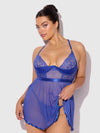 Natasha Lace & Micro Babydoll & G-String Set from Love It Curvy