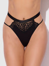 Natasha Satin & Lace Bow Tie G-String from Love It Curvy