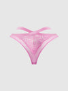 Natasha Lace & Mesh Strappy Hipster from Love It Curvy