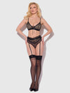 Vivienne Lace & Micro Bralette & Thong Set from Love It Curvy