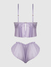 Vivienne Lace & Mesh Cami & Tap Short Set from Love It Curvy