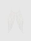 Rhinestone Draped Halter Bralette from Love It Curvy