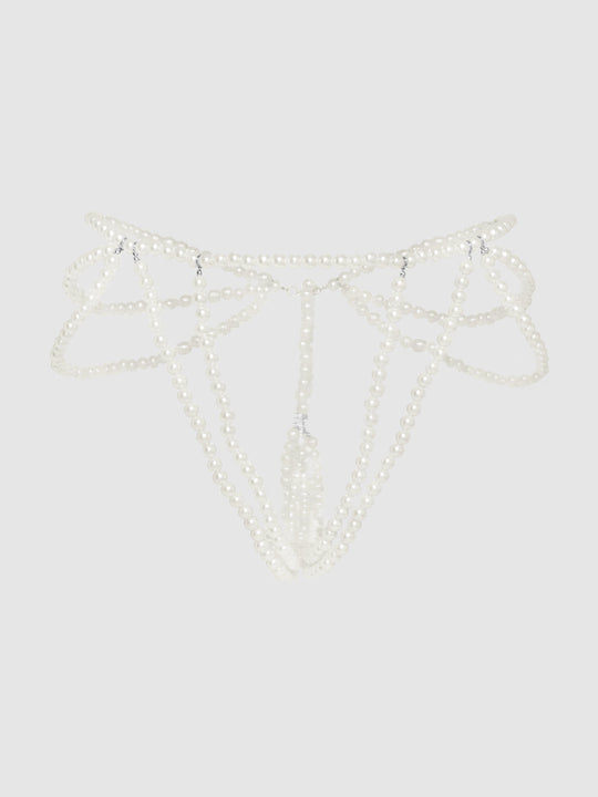 Pearl Draped Panty from Love It Curvy