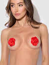 Satin Floral Pasties from Love It Curvy