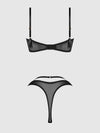 Rosalie Embroidered Lace Garter Bralette & Tanga Set from Love It Curvy