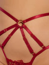 Rosalie Embroidered Lace Strappy Backless Tanga from Love It Curvy
