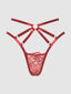 Rosalie Embroidered Lace Strappy Backless Tanga from Love It Curvy