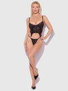 Flora Lace Bustier & G-String Set from Love It Curvy