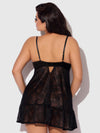 Flora Lace Babydoll & G-String Set from Love It Curvy
