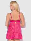 Flora Lace Babydoll & G-String Set from Love It Curvy