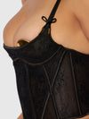 Jocelyn Lace Underewire Bustier & G-String Set from Love It Curvy