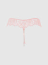 Jocelyn Lace & Pearl Crotchless Thong | Love It Curvy
