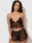 Jocelyn Satin & Lace Trim Cami & Short Set from Love It Curvy