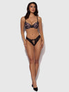 Savannah Lace Push Up Plunge Bra & Tanga Set from Love It Curvy