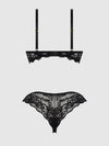 Savannah Lace Push Up Plunge Bra & Tanga Set from Love It Curvy