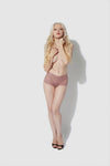 Bella Lace Crotchless Cheeky from Love It Curvy