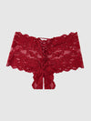 Bella Lace Crotchless Cheeky from Love It Curvy