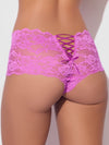 Bella Lace Crotchless Cheeky from Love It Curvy