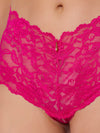 Bella Lace Crotchless Cheeky from Love It Curvy