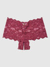 Bella Lace Crotchless Cheeky from Love It Curvy