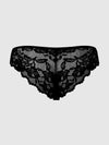 Bella Lace Up Front Lace Tanga from Love It Curvy