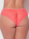 Bella Lace Up Front Lace Tanga from Love It Curvy