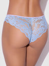 Bella Lace Up Front Lace Crotchless Tanga | Love It Curvy