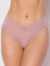 Vera Micro & Lace Trim G-String from Love It Curvy