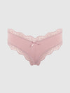 Vera Micro & Lace Trim G-String from Love It Curvy