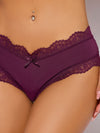 Vera Micro & Lace Trim G-String from Love It Curvy