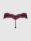 Vera Micro & Lace Trim G-String from Love It Curvy
