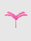 Vera Micro & Lace Trim G-String from Love It Curvy