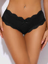 Vera Micro & Lace Trim G-String from Love It Curvy