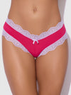 Vera Micro & Lace Trim G-String from Love It Curvy