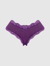 Vera Micro & Lace Trim G-String from Love It Curvy