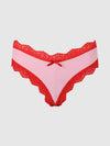Vera Micro & Lace Trim G-String from Love It Curvy
