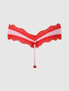 Vera Micro & Lace Trim G-String from Love It Curvy