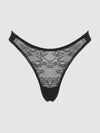 Kiki Lace & Mesh Thong from Love It Curvy