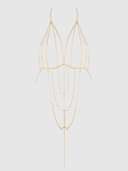 Deep V-Plunge Chain Teddy from Love It Curvy