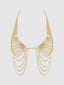 Rhinestone Net Halter With Openable Front from Love It Curvy