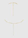 Rhinestone Net Halter With Openable Front from Love It Curvy
