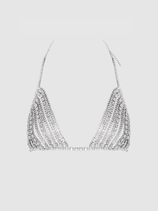 Rhinestone Multi Stone Bra from Love It Curvy