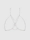 Rhinestone X-Crossed Bustier from Love It Curvy
